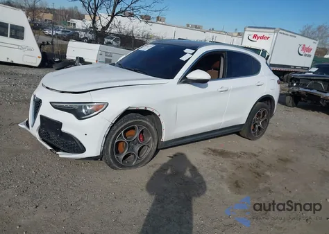 2019 Alfa Romeo Stelvio Ti Lusso Awd z USA, uszkodzony, nr VIN ZASPAKBN5K7C44860